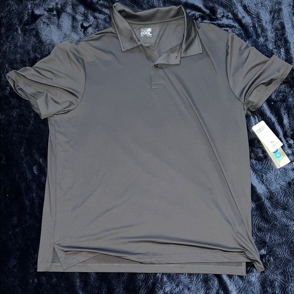 32 Degrees Cool Gray Men's Polo Shirt (Men's XL) Size XL New